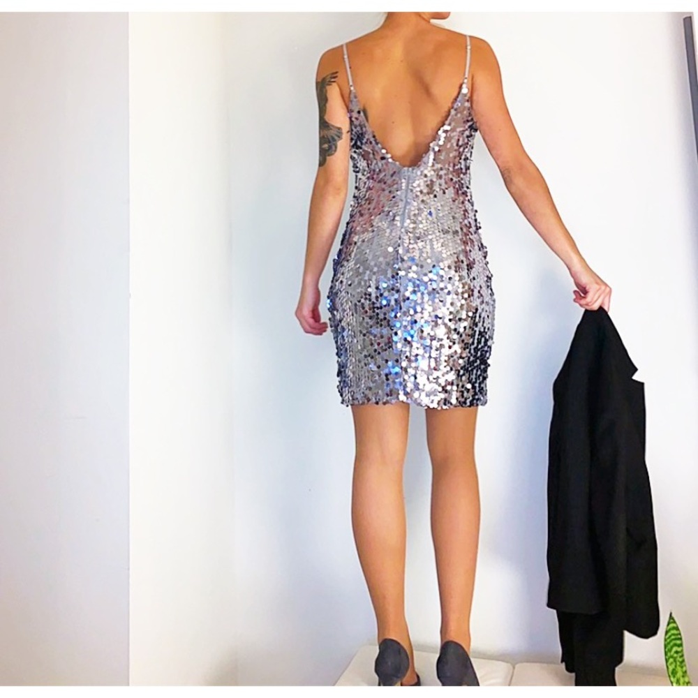 Deb Metallic Sequins Dress